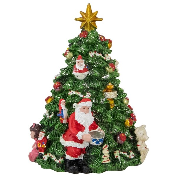 5.5 Santa Christmas Tree Rotating Music Box