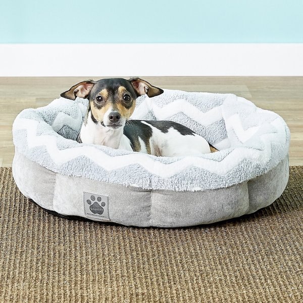 Precision Pet Products SnooZZy Round Shearling Bolster Dog Bed