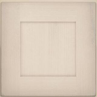 KraftMaid 14-58 in. x 14-58 in. Cabinet Door Sample in Translucent Limestone RDCDSAB2O4E52O