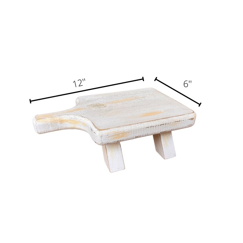 Small Cutting Board with Legs for Décor   N/A