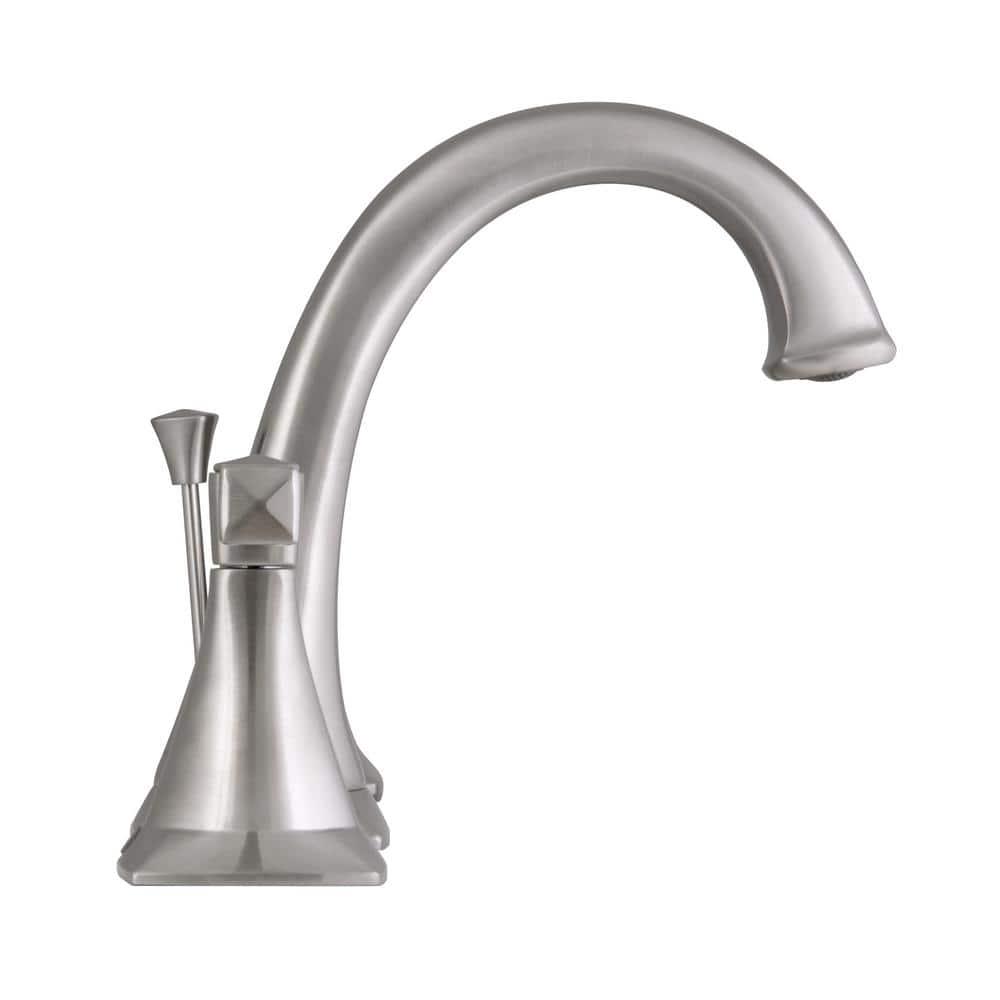 Design House Perth 8 in Widespread 2Handle Bathroom Faucet in Satin Nickel