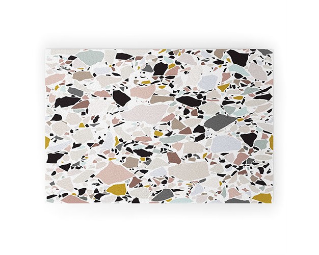 Evamatise Terrazzo Pattern Ii Welcome Mat Society6