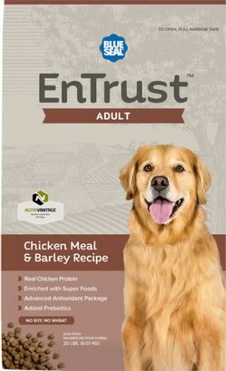 Blue Seal EnTrust Adult Chicken Meal and Barley Dog Food