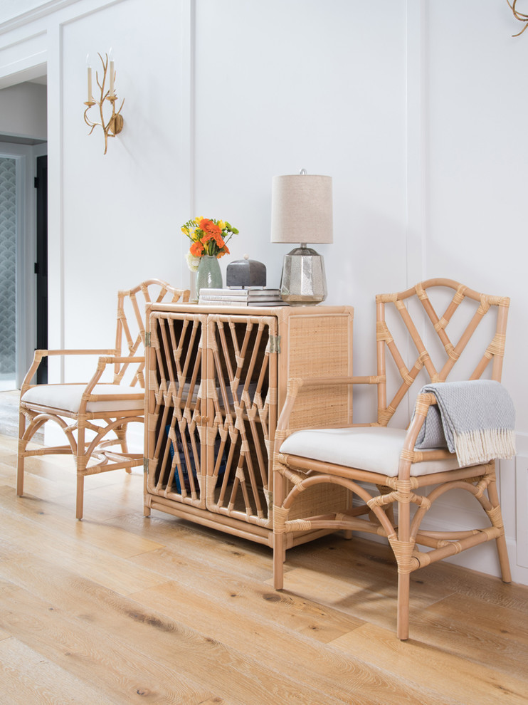 Rattan Chippendale Storage Cabinet with 2 Doors   Tropical   Accent Chests And Cabinets   by KOUBOO  Houzz