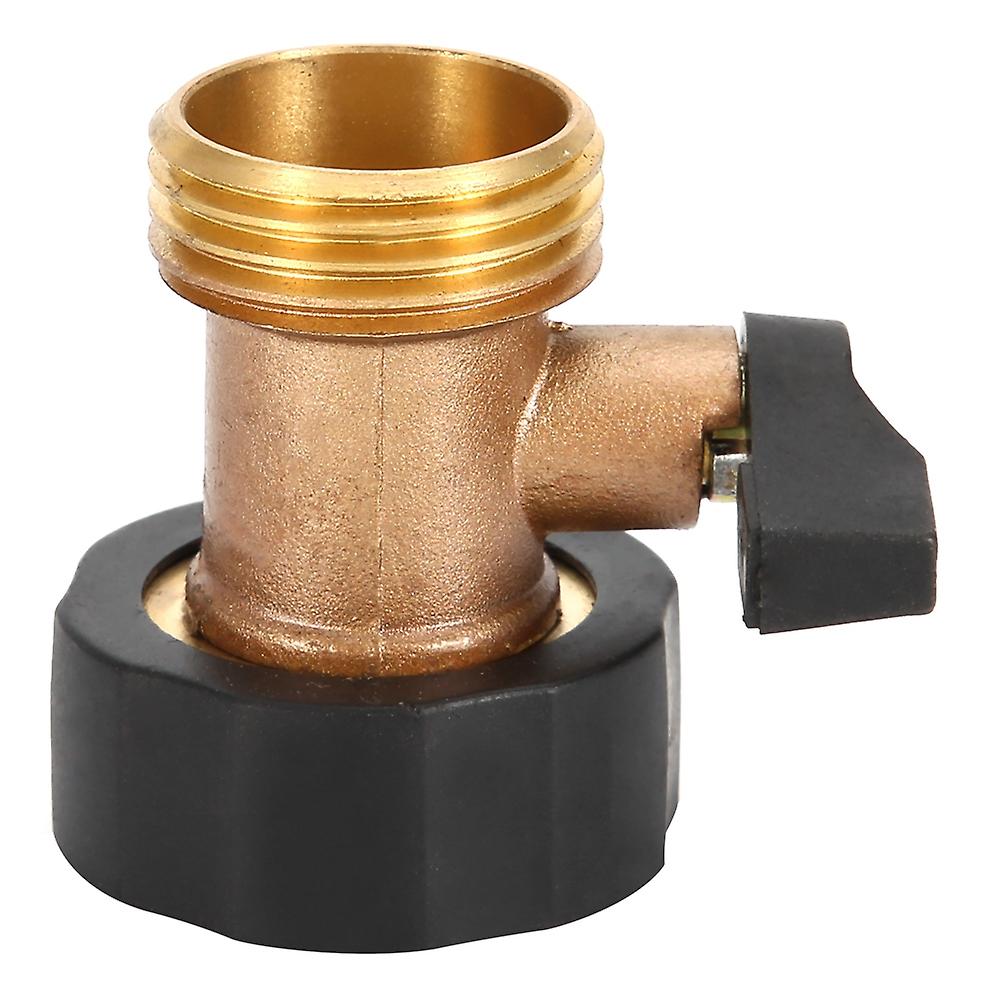 3/4 Dn20 Brass Straight Single Pass Ball Valve Hose Connector For Garden Use