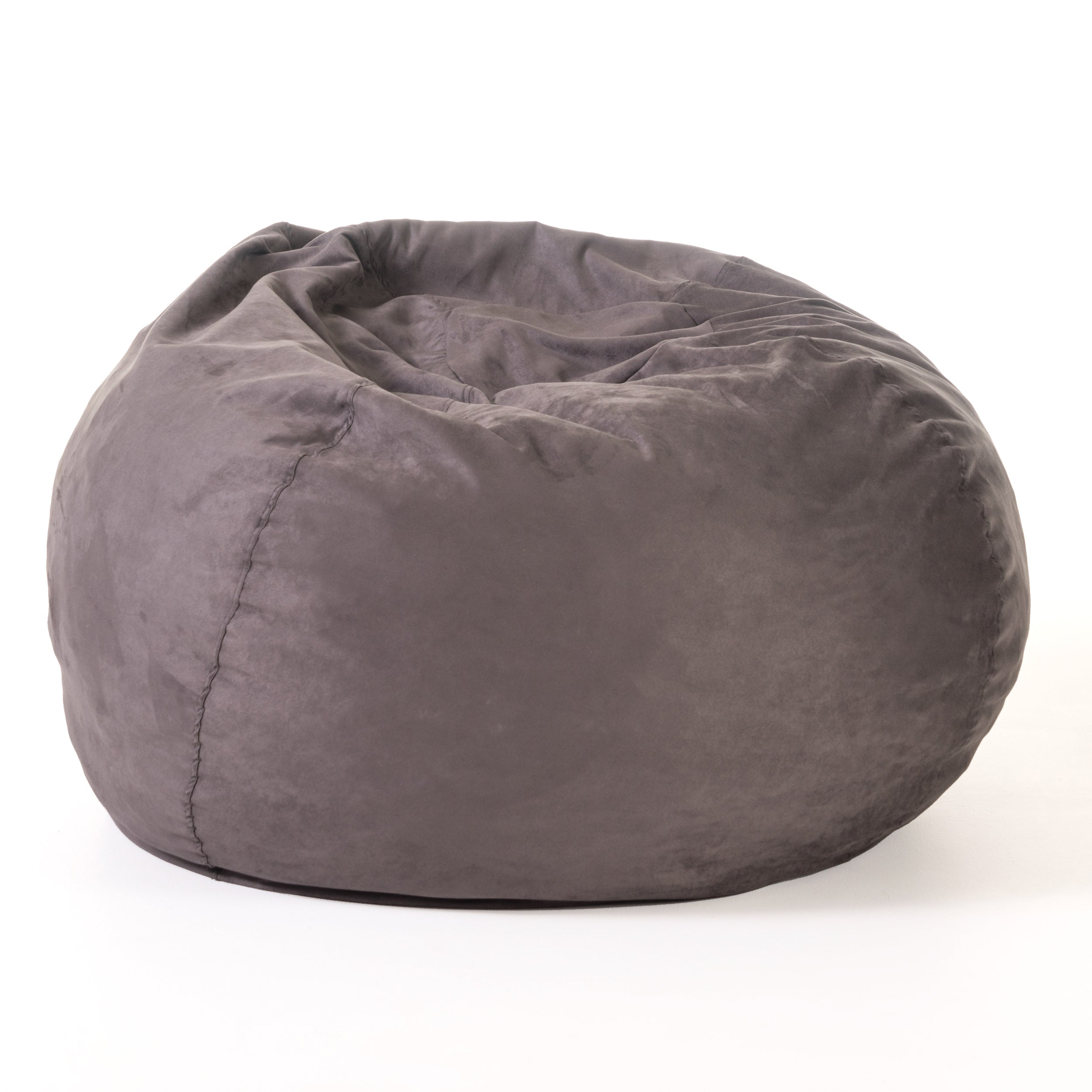 Waldo Blue Faux Suede 5 Foot Bean Bag