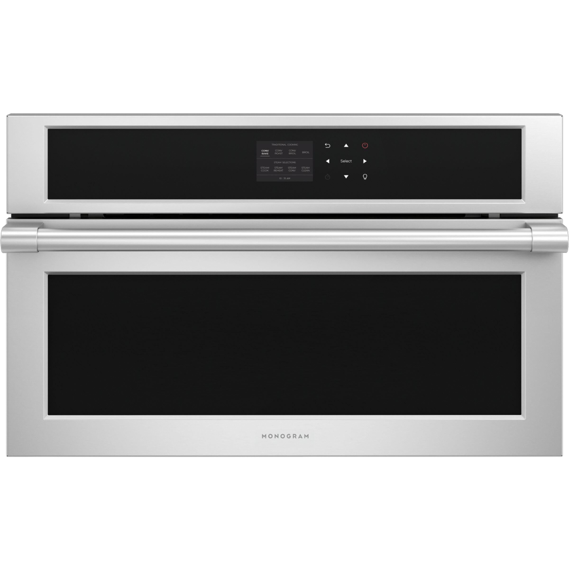 Monogram 30-inch, 1.3 cu.ft. Built-in Single Wall Oven with Steam Cooking ZMB9032SNSS