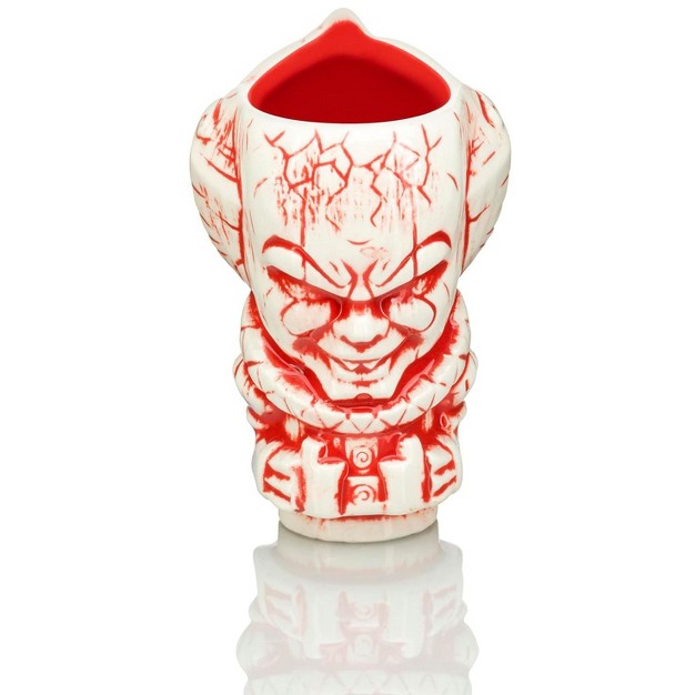 Beeline Creative Geeki Tikis It Pennywise Ceramic Mini Muglet Holds 2 Ounces