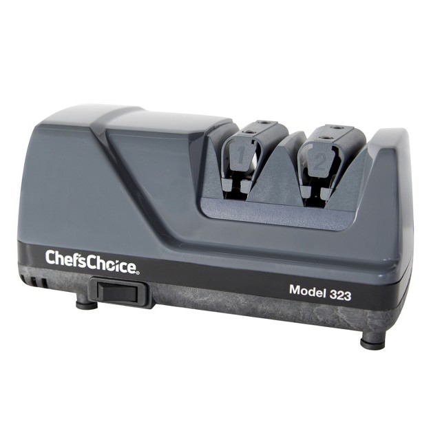 Chefschoice Model 323 Commercial Electric Knife Sharpener 2 stage 20 degree Dizor In Gray 0323000