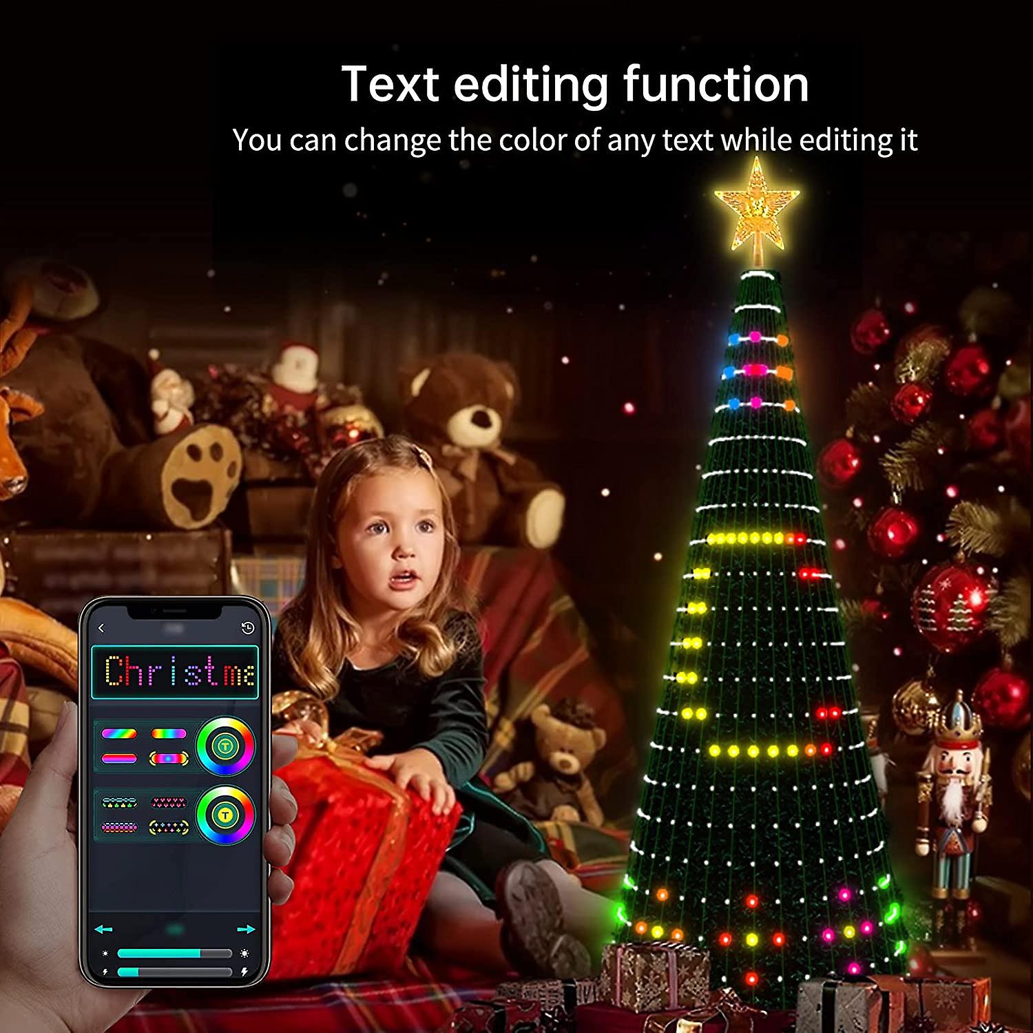 Diy Smart Christmas Tree Lights App Remote Control String Lights For Bedroom Window Christmas Navidad Wedding Party Decoration