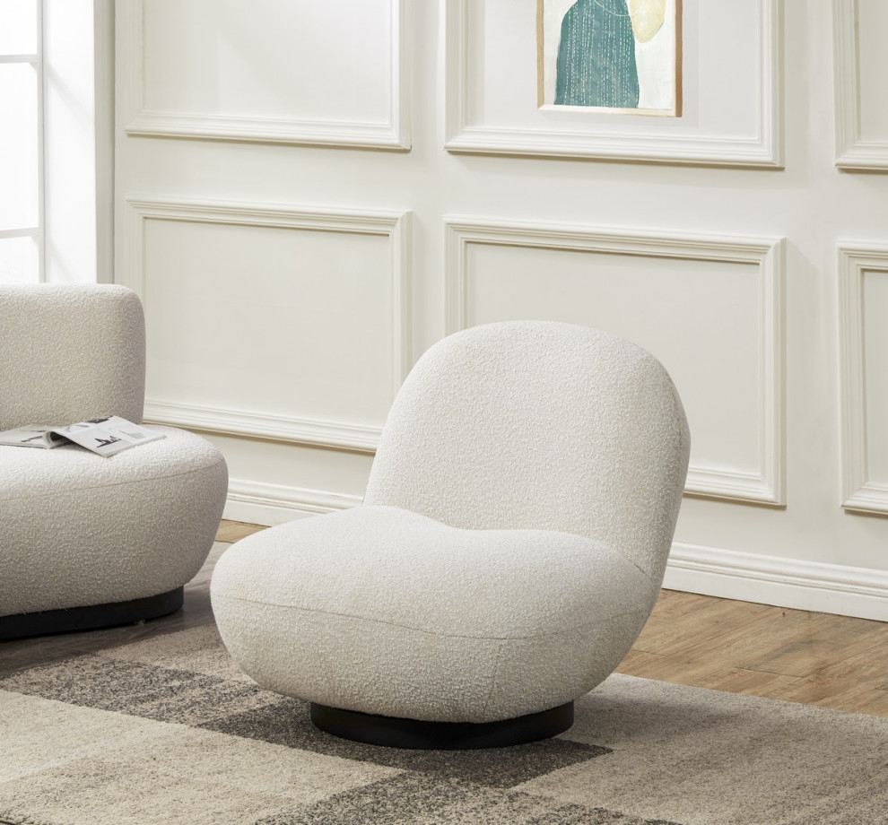 Safavieh Couture Stevie Boucle Accent Chair   Contemporary   Armchairs And Accent Chairs   by Safavieh  Houzz