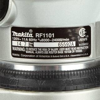 Makita 2-14 HP Router Kit with Plunge Base RF1101KIT2