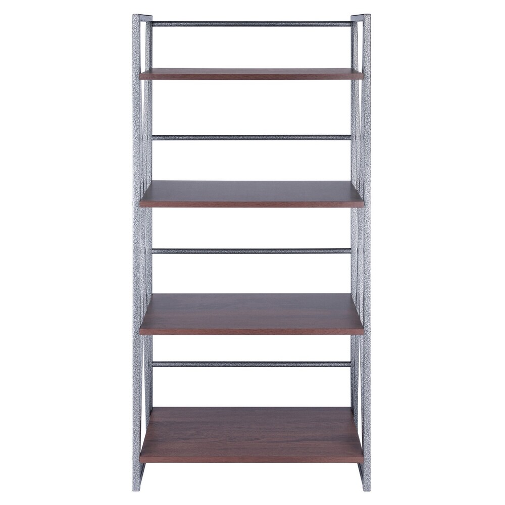 Isa 3/4/5 Tier Shelf  Graphite and Walnut