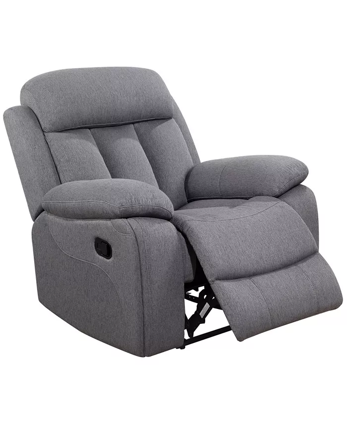 Abbyson Living Fletcher 38.5 Stain-Resistant Polyester Reclining Chair