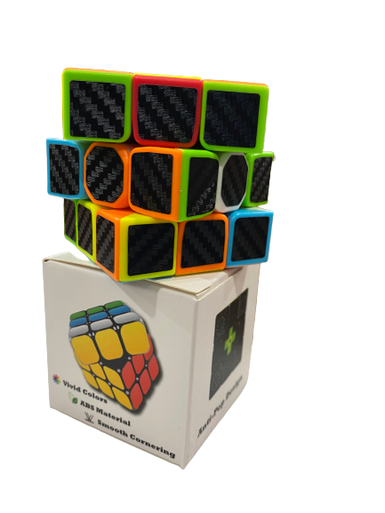 Speed Cube 3x3x3，Fast Magic Cube for Kids，Smooth Carbon Fiber Cubes，Puzzle Toys