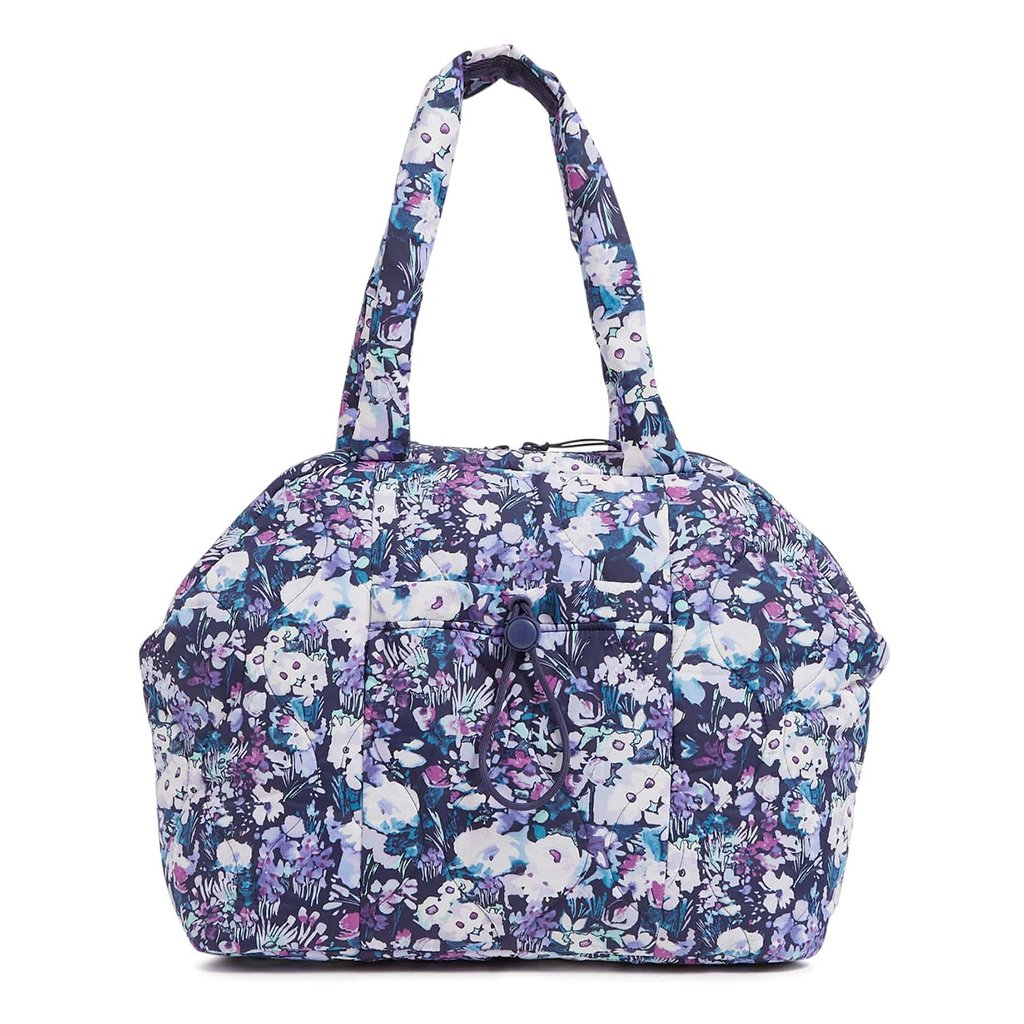 Vera Bradley  Featherweight Tote Bag in Artist's Garden Purple