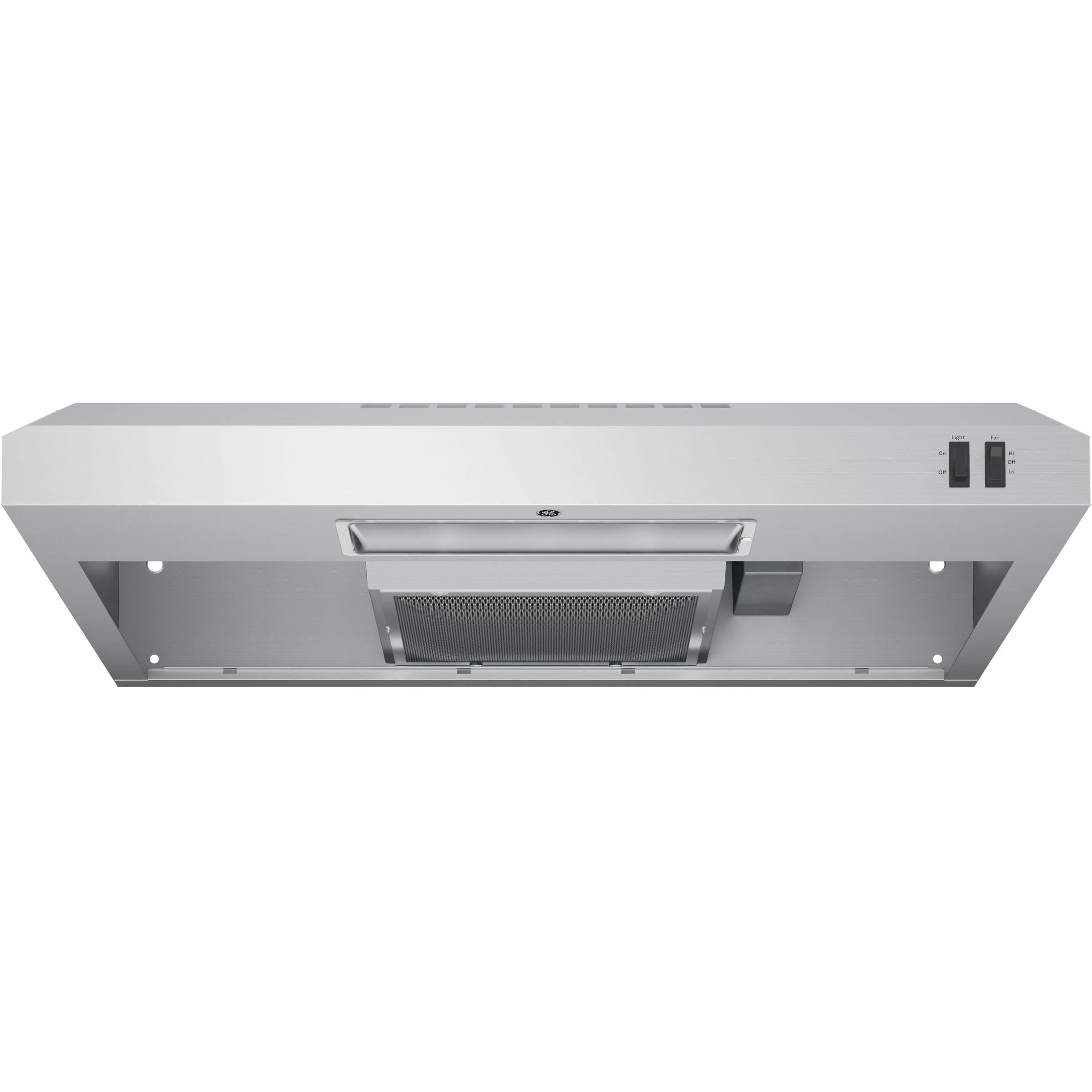 GE 30-Inch Under Cabinet Range Hood with 2 Speeds JVX3300SJSSC