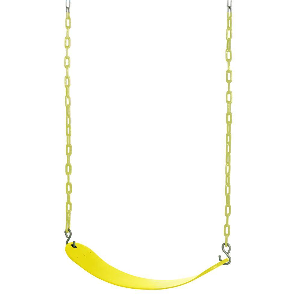 Swingan Machrus Swingan Belt Swing For All Ages Vinyl Coated Chain Yellow SW27VC-YL