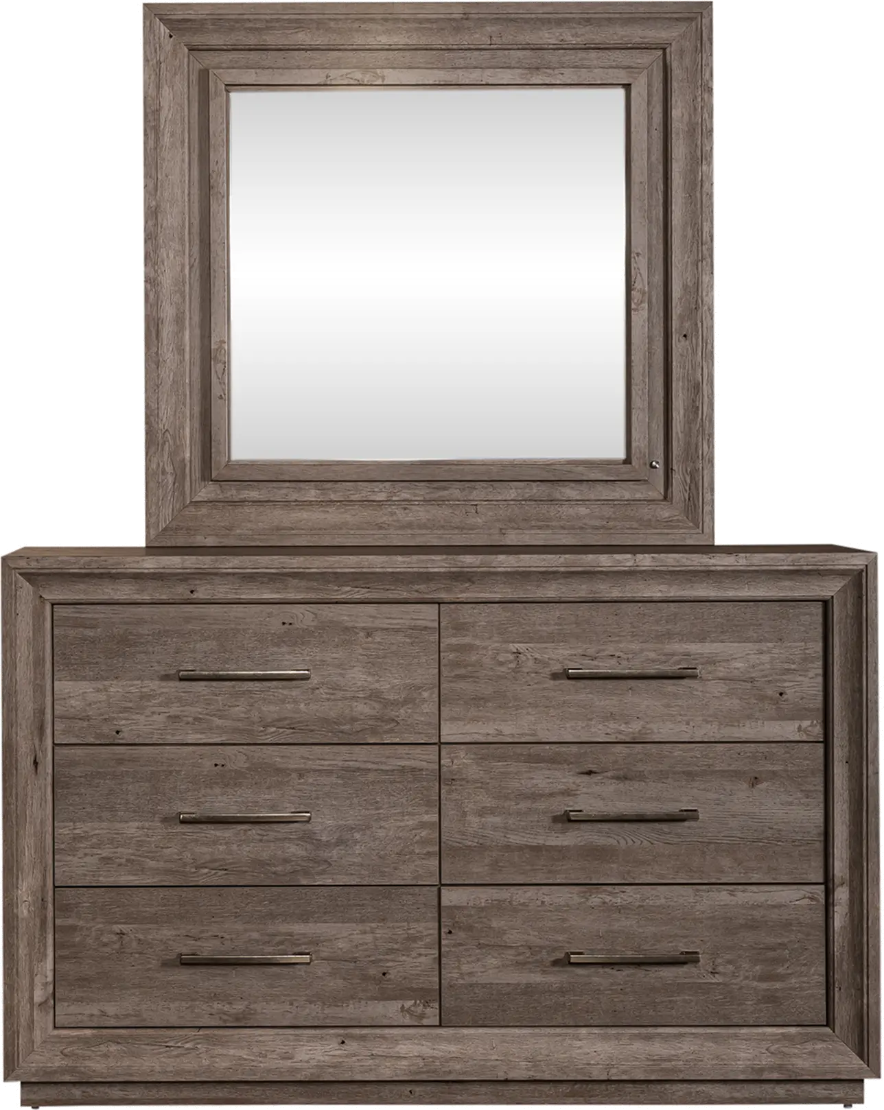 Horizons Rustic Contemporary Gray Dresser