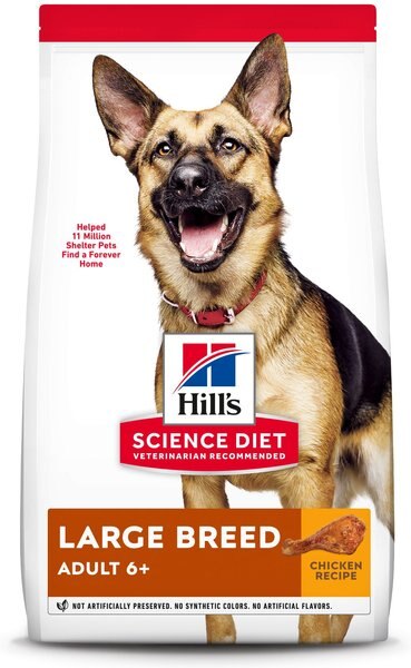 Hill's Science Diet Adult 6+ Large Breed Chicken Meal， Barley and Rice Dry Dog Food