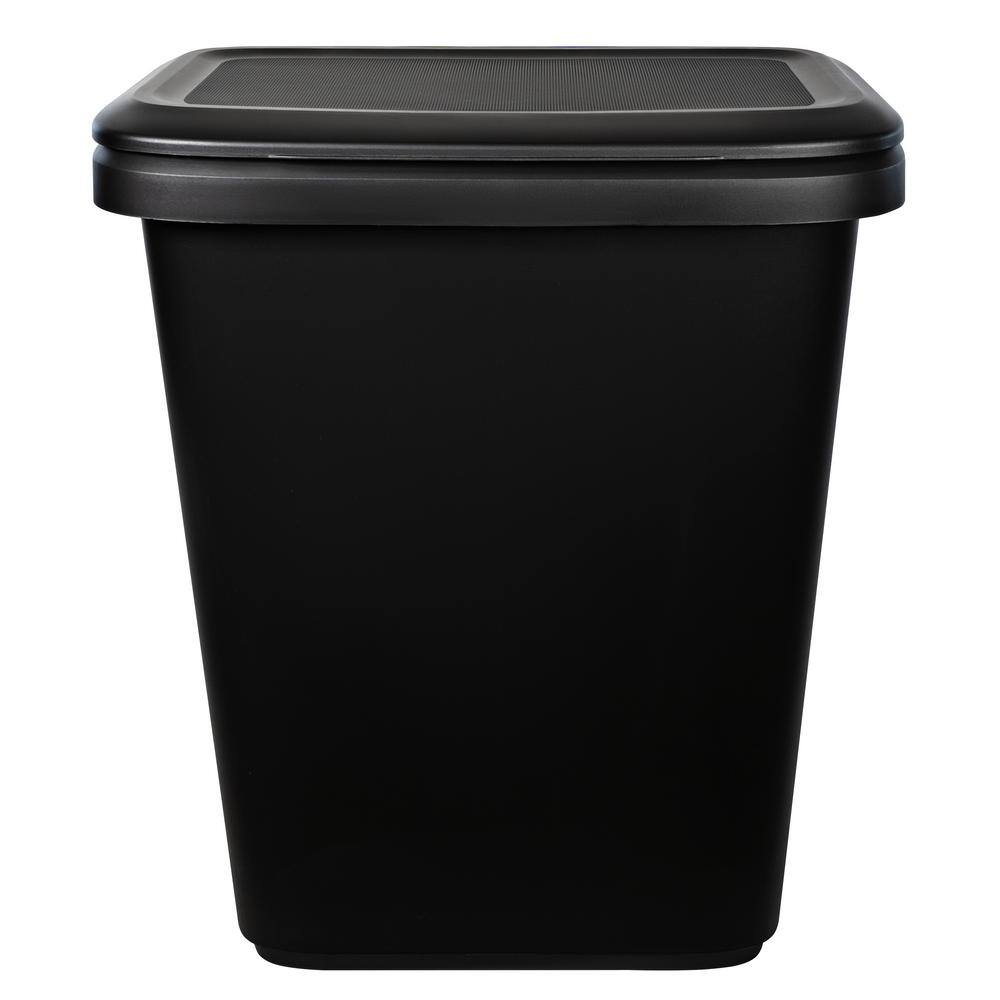 Hefty 20.4 Gal Black Dual Function XL Trash Can HFT-2280075-3