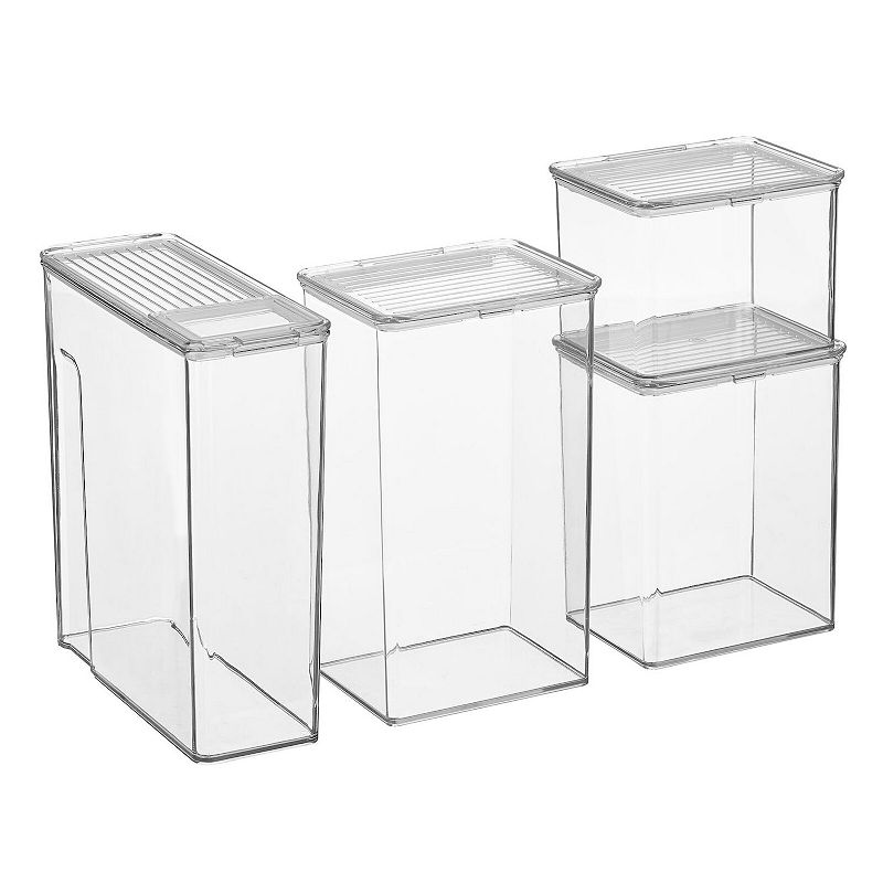 Nate Home by Nate Berkus Airtight Canister Containers， Set of 4