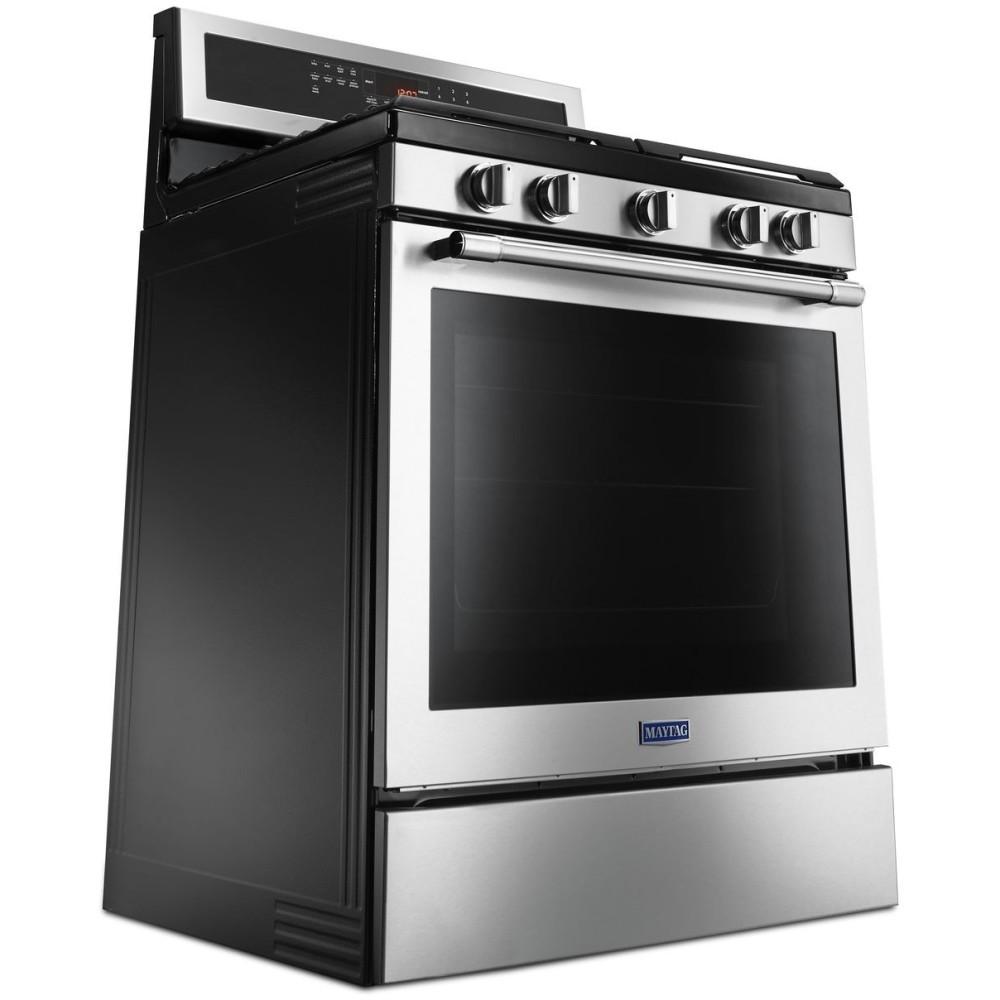 Maytag 30-inch Freestanding Gas Range with True Convection Technology MGR8800FZ