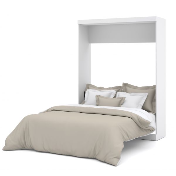 Bestar Nebula Queen Wall bed in White