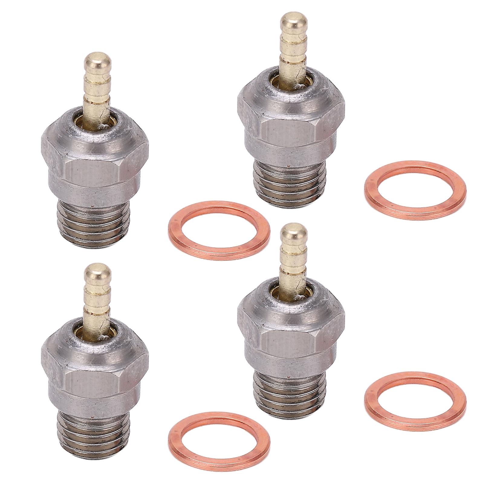 4pcs/set Rc Car T1 Hot Spark Glow Plug Nitro Engine Parts Replacement For Traxxas 1/8 1/10