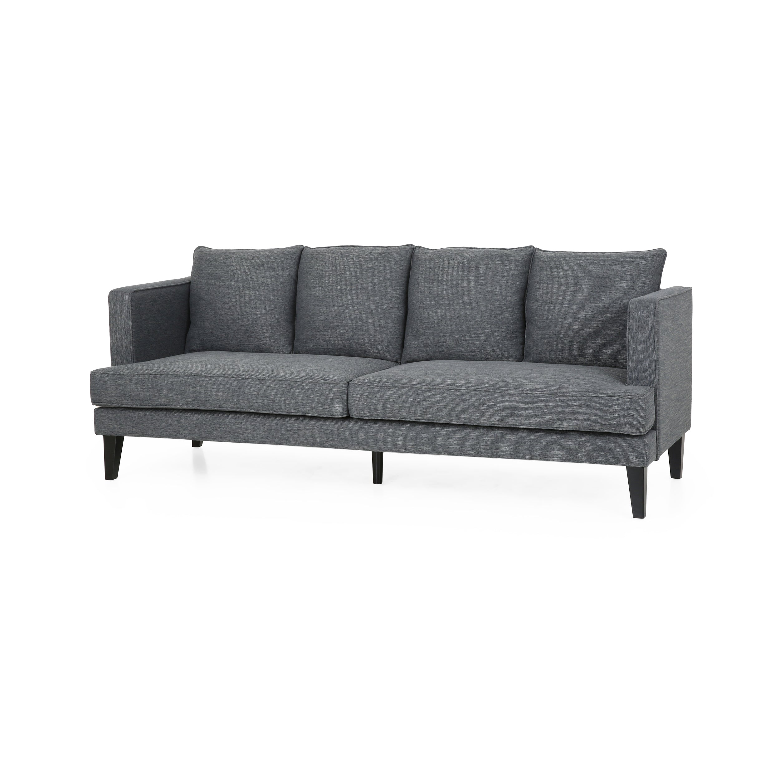 Nimsi Contemporary 3 Seater Fabric Sofa