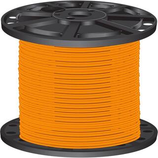 Southwire 2500 ft. 10 Orange Solid CU THHN Wire 11601205