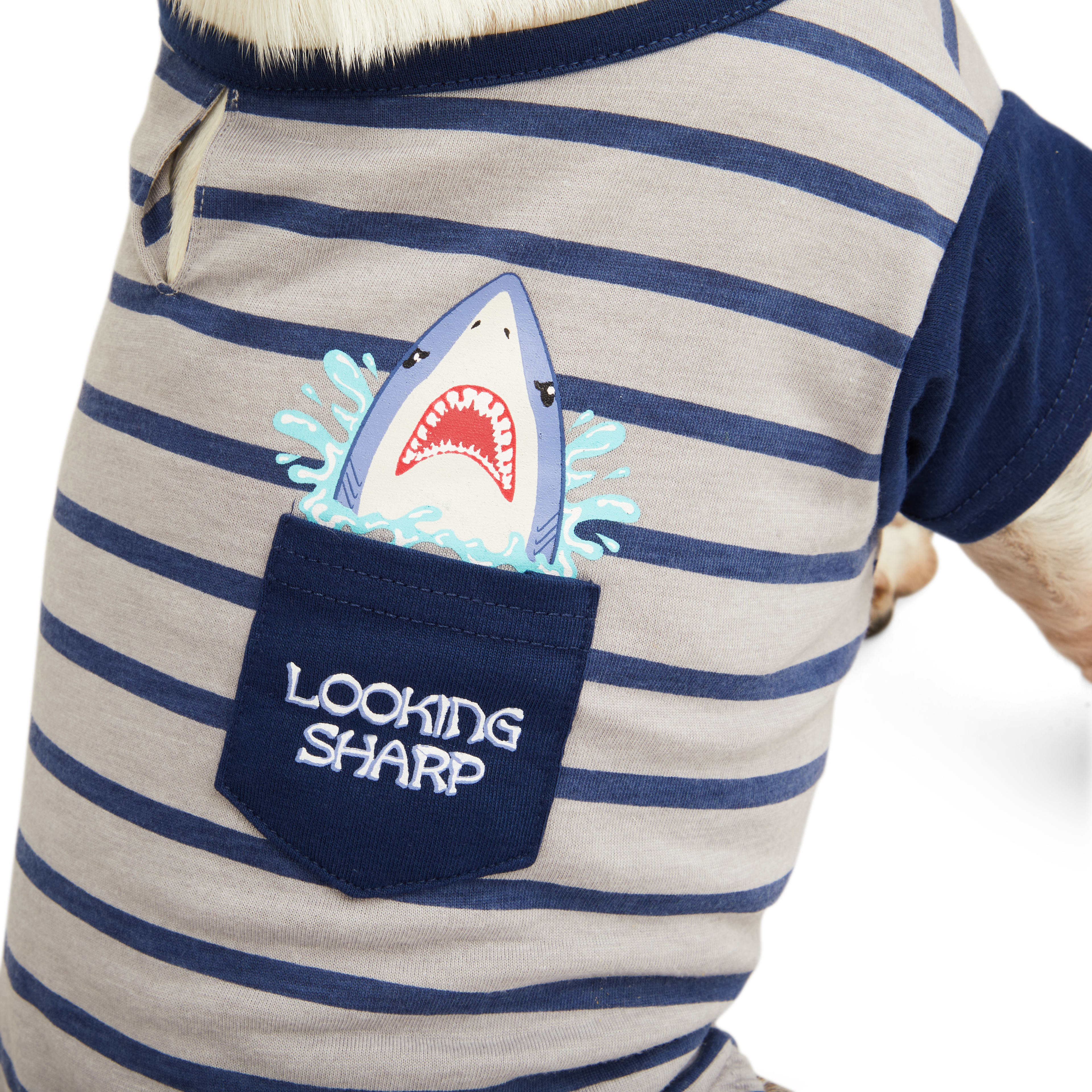 YOULY Shark Dog Pajama， Medium