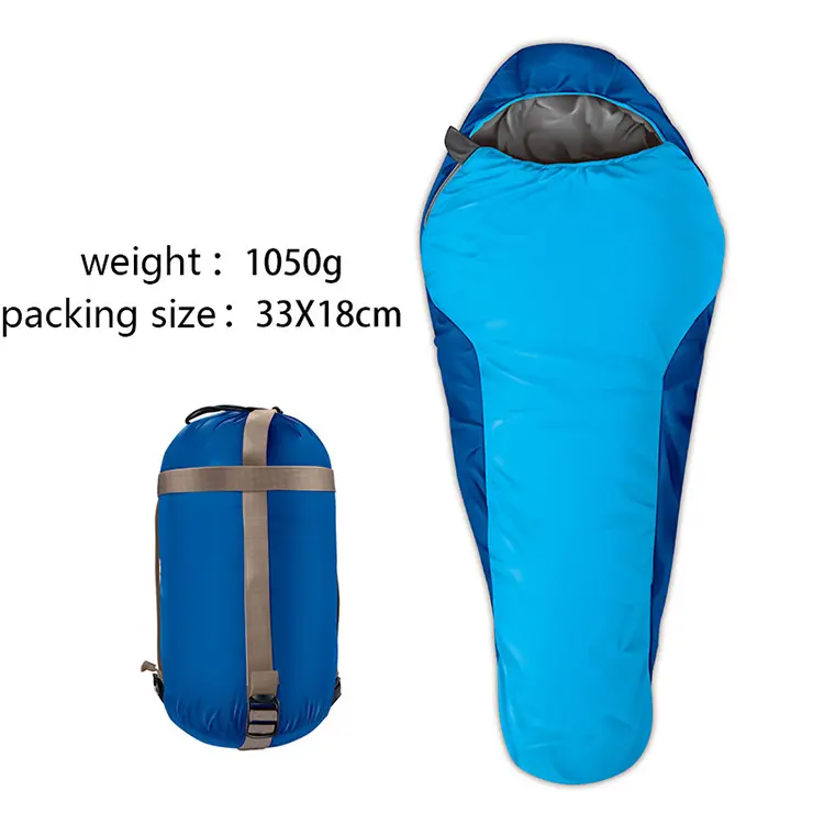 Hot Selling Winter Lightweight Sleeping Bag Ultralight Waterproof Hiking Mummy Sleeping Bag