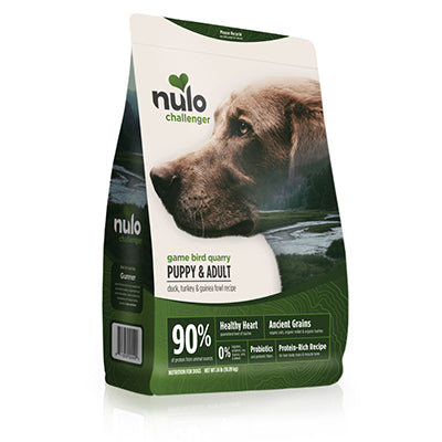 Nulo Challenger Duck， Turkey and Guinea Fowl Recipe Dry Dog Food