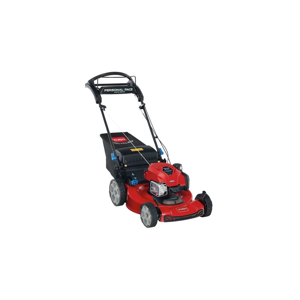 Toro SMARTSTOW Personal Pace Auto Drive Lawn Mower with Bagger 22