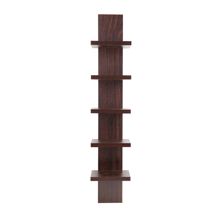 Danya B. Utility Column Spine Wall Shelves - Walnut