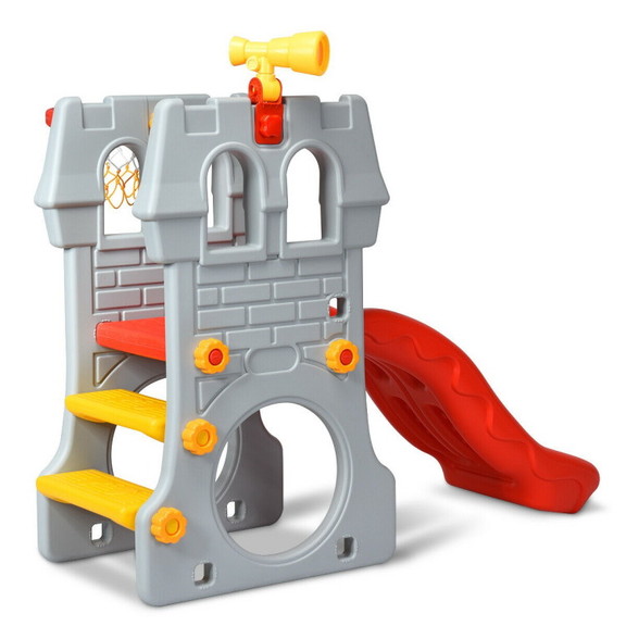 Costway 69875123 5 in 1 Toddler Climber Slide Play...