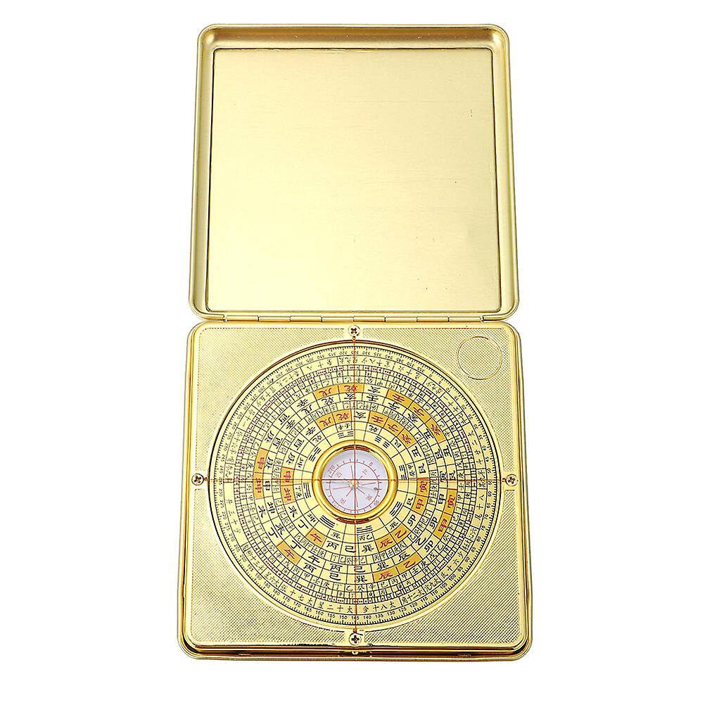 Brass Chinese Compass Chinese I-ching Compass Divination Luo Pan Exquisite Compass Decor