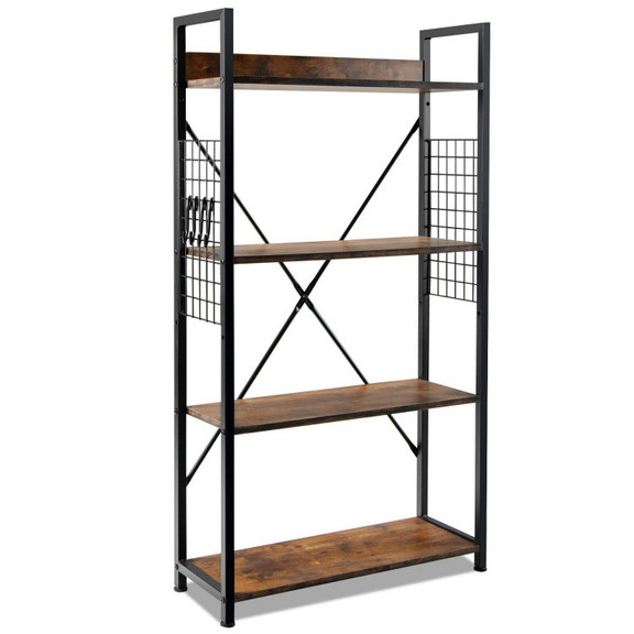 Costway 92046571 4  Tier Industrial Open Storage B...