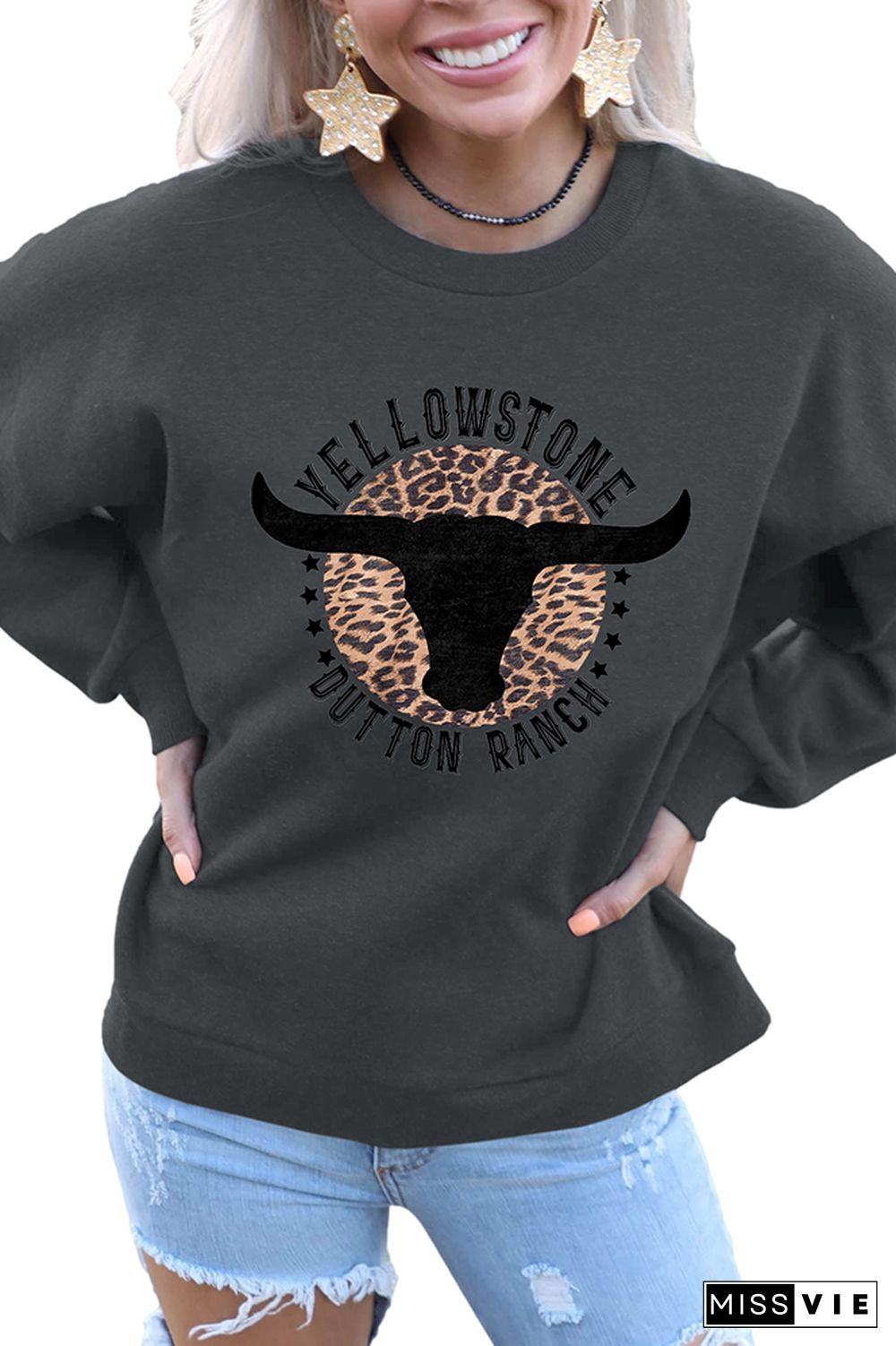 Yellowstone Dutton Ranch Pullover Longsleeve Sweatshirt Wholesale