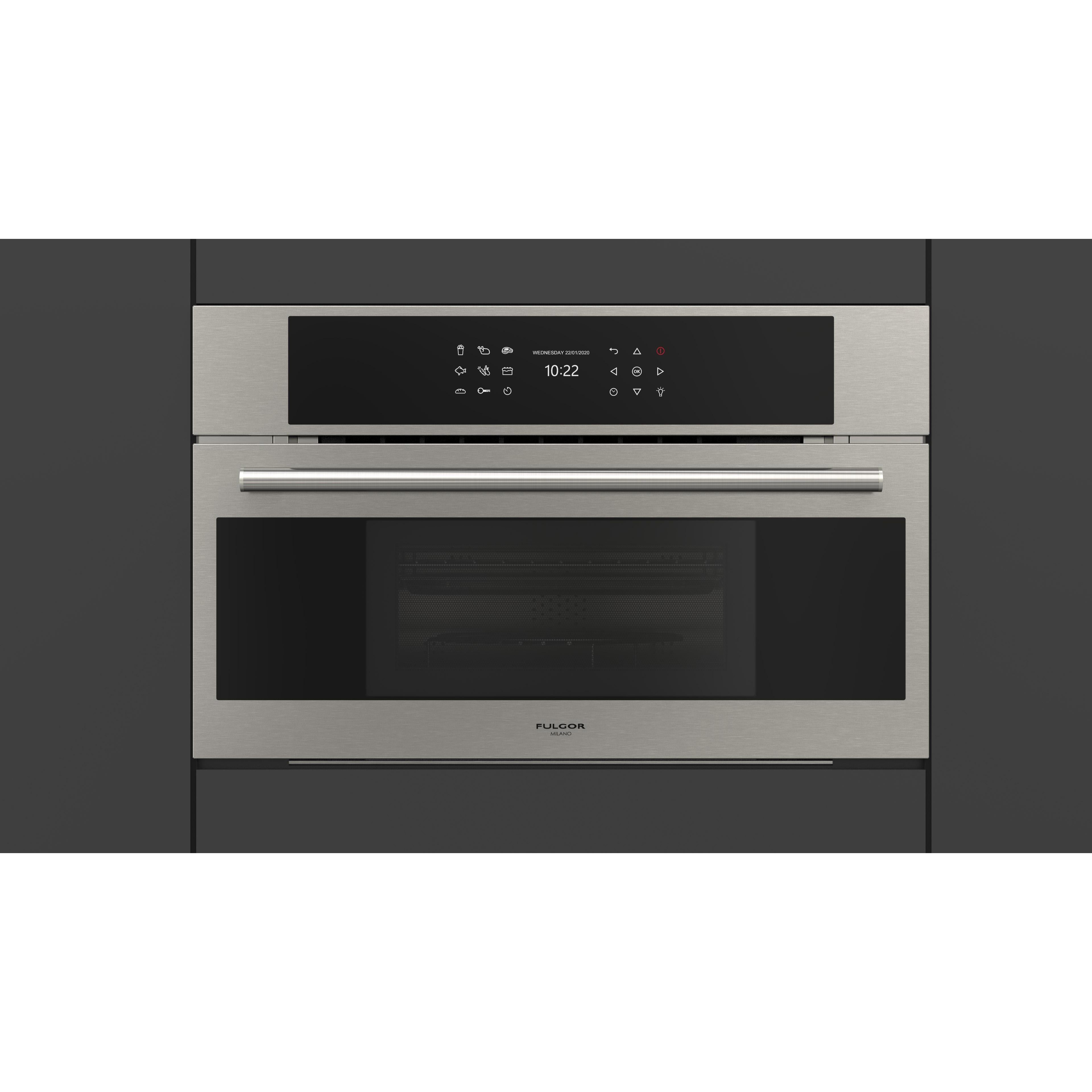 Fulgor Milano 30-inch, 1.2 cu.ft. Built-in Speed Oven with True Convection Technology F7DSPD30S1