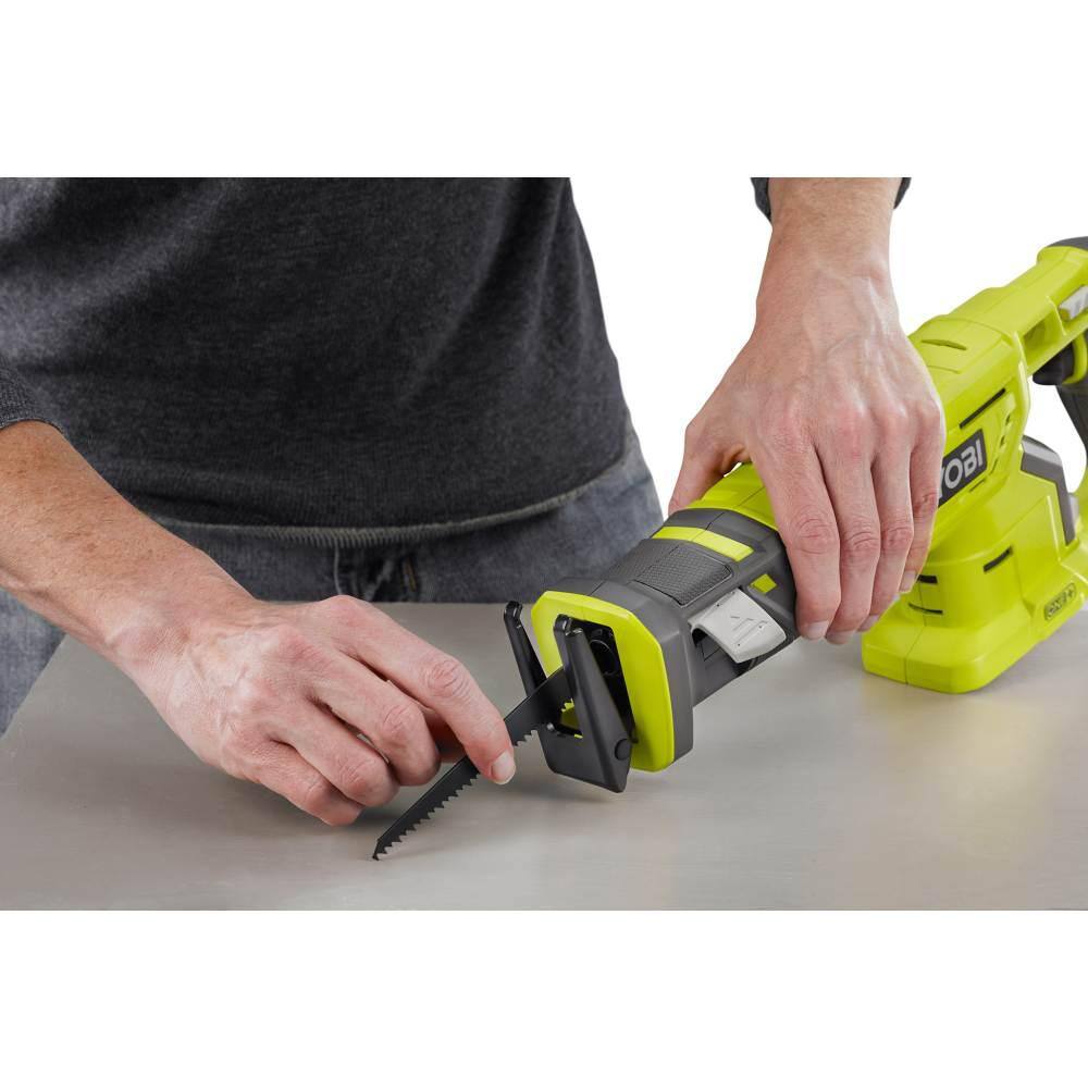 RYOBI ONE+ 18V Cordless Reciprocating Saw with 2.0 Ah Battery and Charger P519-PSK005