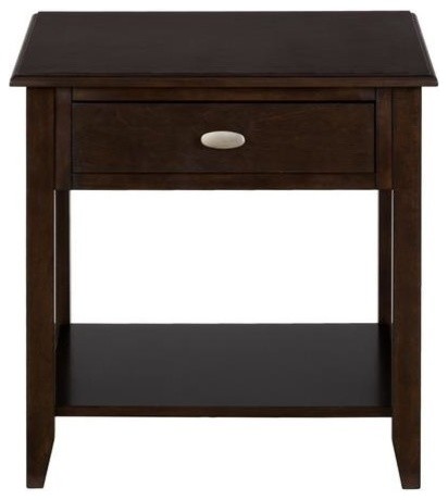 Merlot End Table   Transitional   Side Tables And End Tables   by HedgeApple  Houzz