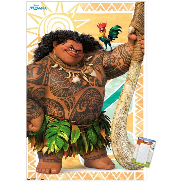 Trends International Disney Moana Heihei Unframed Wall Poster Prints