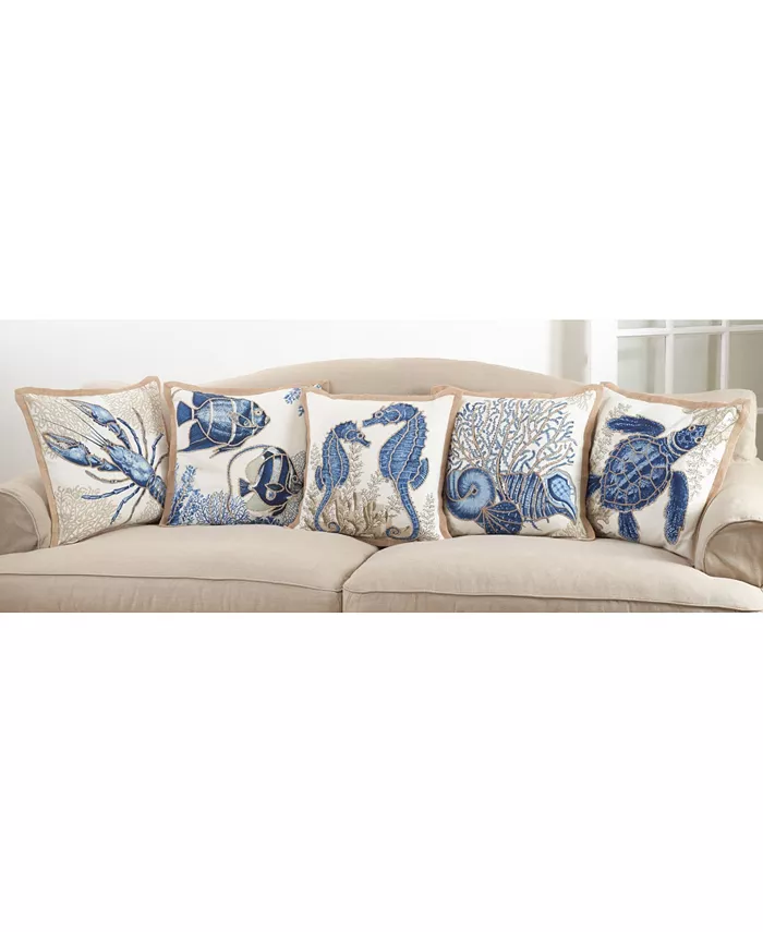 Saro Lifestyle Lobster Decorative Pillow， 20