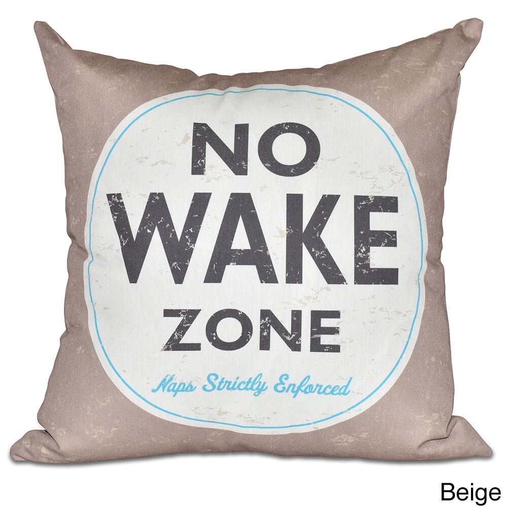 Nap Zone Word Print 20 inch Pillow   20\