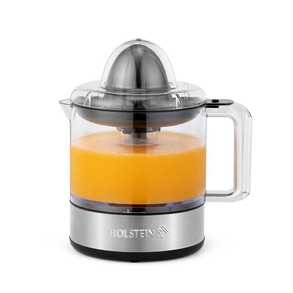 HOLSTEIN HOUSEWARES 25 oz. Stainless Steel Electric Citrus Juicer HH-09101036B