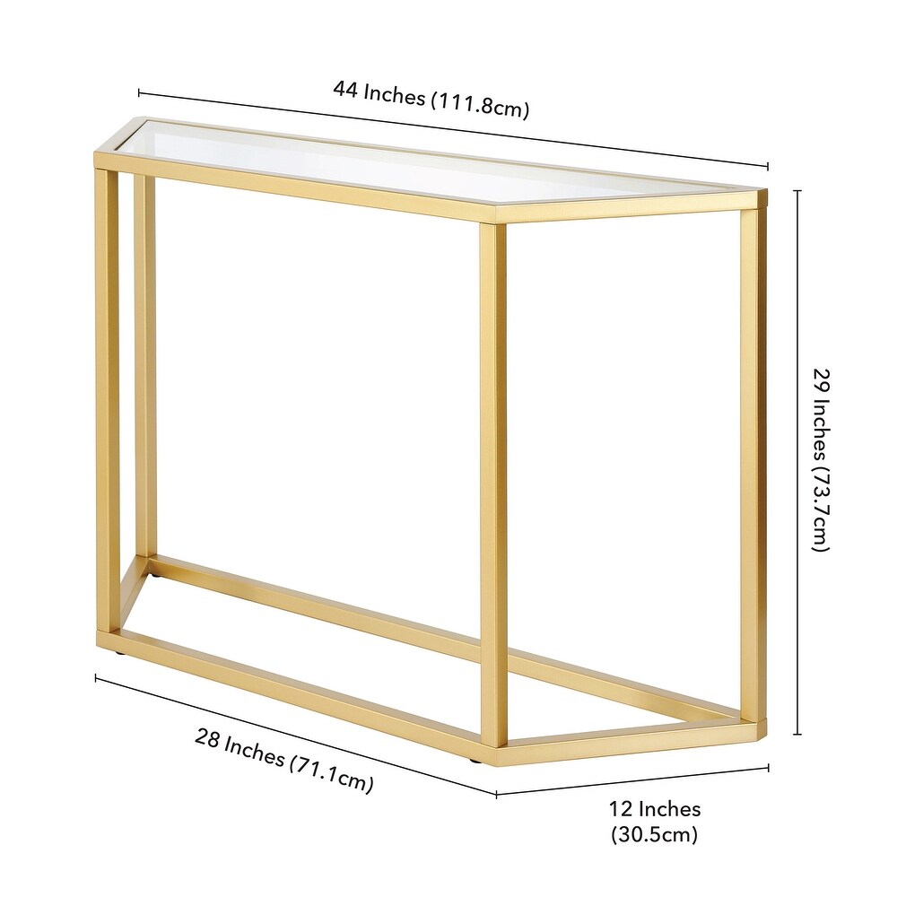 Levi 44'' Wide Trapezoid Console Table   44\