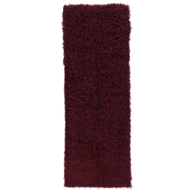 Linon New Flokati Wool Rug Runner - 2'4'' x 8'6''