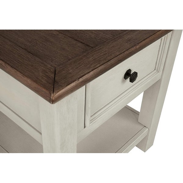 Signature Design by Ashley Chair Side End Table with Outlets/USB Ports